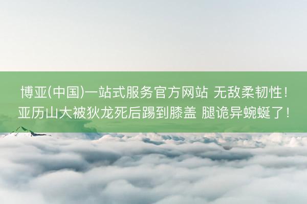 博亚(中国)一站式服务官方网站 无敌柔韧性！亚历山大被狄龙死后踢到膝盖 腿诡异蜿蜒了！