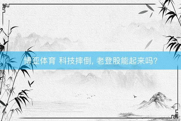 博亚体育 科技摔倒， 老登股能起来吗?